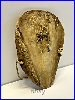 Antique Rare Native American Indian Warrior Breastplate Animal Bone Ryker Case