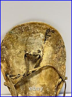 Antique Rare Native American Indian Warrior Breastplate Animal Bone Ryker Case