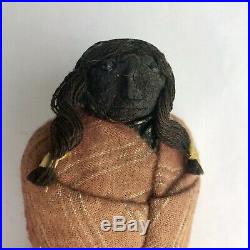 Antique Skookum Indian Doll Apple Head 1910s Mother With Papoose Rare