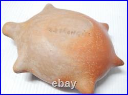 Antique / Vintage Signed Hopi Pottery Figural Pot Rare Piece Nice Size