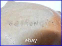 Antique / Vintage Signed Hopi Pottery Figural Pot Rare Piece Nice Size