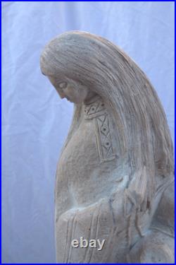 Austin Productions Sculpture 1986 Acoma Women with pot 37 RARE