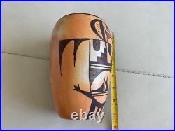 Authentic Irene Shupla Hopi, Pottery Vase, Flower Woman! Rare, Collectible