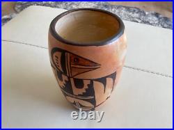 Authentic Irene Shupla Hopi, Pottery Vase, Flower Woman! Rare, Collectible