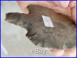 Authentic Native American Adena point Very large and RARE for it's size