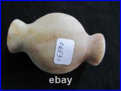 Authentic Native American Bannerstone, Coa Papered Rare Quartz, Pe-082606531