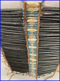 Authentic Native American Hand-Crafted Traditional Beaded Breastplate RARE