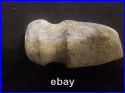 Authentic Native American Indian Artifact Stone Axe Rare Find Full Groove