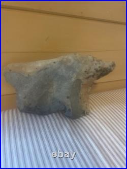 Authentic Paleoethic Native American Indian Stone Effigy Very Rare