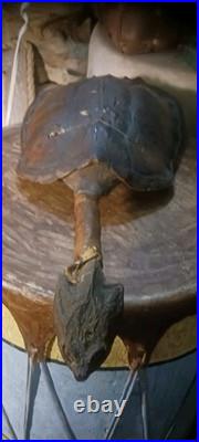 Awesome Antique Native American Ceremony Rattle Ojibwa Shaman Nice