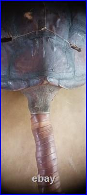 Awesome Antique Native American Ceremony Rattle Ojibwa Shaman Nice