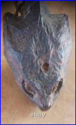 Awesome Antique Native American Ceremony Rattle Ojibwa Shaman Nice