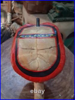 Awesome Old Coushatta Koasati Stomp Dance Rattle Rare Very Nice