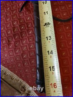 Awesome Rare Native American Rams Horn Rattle Hand Made Shaman Rattle