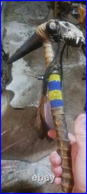 Awesome Vintage Native American Ceremony Tomahawk Very Special! Rare Htf