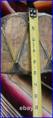 BEAUTIFUL NATIVE AMERICAN NAVAJO COCHITI PAINTED DRUM 1870s HTF RARE