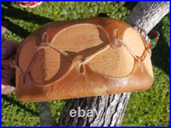 BEAUTIFUL NATIVE AMERICAN NAVAJO COCHITI PAINTED DRUM 1950s HTF RARE