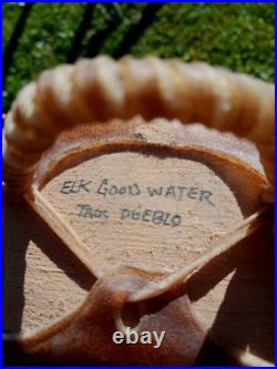 BEAUTIFUL NATIVE AMERICAN NAVAJO COCHITI PAINTED DRUM 1950s HTF RARE