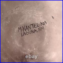 BIG RARE SIGNED Native American Pottery Pot Michael Kanteena Laguna NM Pueblo