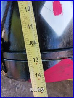 Beautiful Native American Choctaw Painted Ceremony Drum Htf Rare