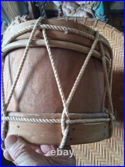 Beautiful Native American Vintage Louisiana Choctaw Ceremony Drum Htf Rare