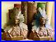 Bookends-Extreme-Rare-Armor-Bronze-Native-American-Chief-Polychrome-Artist-Sign-01-ml