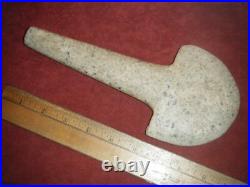 COA -9 1/4 in. RARE CEREMONIAL SPATULATE SPUD FROM. ARKANSAS