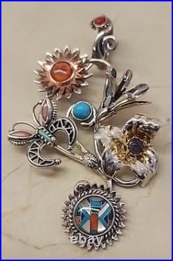 Carolyn Pollack RMT Veronica Dine Sterling Silver Rare Collaboration Pendant
