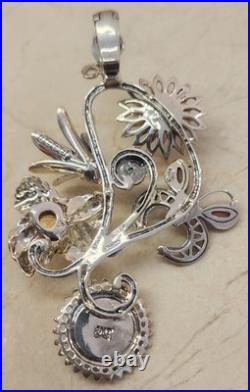 Carolyn Pollack RMT Veronica Dine Sterling Silver Rare Collaboration Pendant