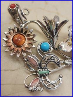 Carolyn Pollack RMT Veronica Dine Sterling Silver Rare Collaboration Pendant
