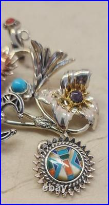Carolyn Pollack RMT Veronica Dine Sterling Silver Rare Collaboration Pendant