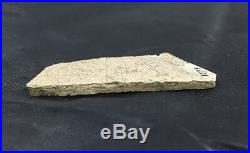 Certified Extremely Rare California Chumash Engraved Stone Tablet Appraised