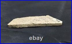 Certified Rare Chumash Engraved Stone Tablet California Bennett COA