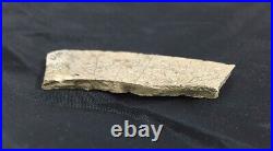 Certified Rare Chumash Engraved Stone Tablet California Bennett COA