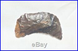Certified Rare Paleo Crescent, Banded Brown/Tan Jasper, California, Bennett COA