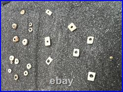 Chumash Native American abalone pendant, eelgrass cord, Arrowhead, Beads, Rare