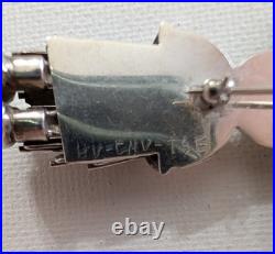 Collectible Rare HU CHU TSE (Navajo) 3D Mid Century Pin Pendant