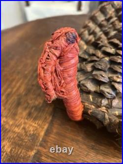 Coushatta Native American Pine Needle Raffia Coil Turkey Basket Rare