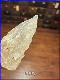 Crystal 1.5 Charleston S. C. Creek Find Native American Arrowhead Artifact Rare