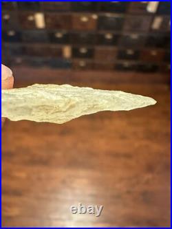 Crystal 1.5 Charleston S. C. Creek Find Native American Arrowhead Artifact Rare