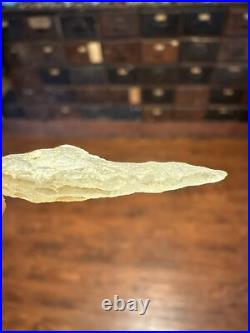 Crystal 1.5 Charleston S. C. Creek Find Native American Arrowhead Artifact Rare