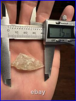 Crystal 1.5 Charleston S. C. Creek Find Native American Arrowhead Artifact Rare