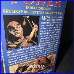Dark Power Horror VHS Rare Zombie Gore Low Budget Native American Magnum