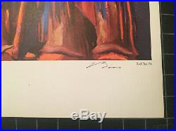 Earl Biss Dressed to Kill Rare Pencil Signed Embossed Lithograph Aspen 1986