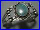 Early-1900-s-Very-Rare-Turquoise-Vintage-Navajo-Sterling-Silver-Bracelet-Old-01-bcqz
