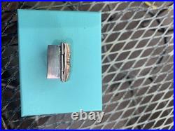 Early Rare Example of Navajo Sterling Silver Pill Box Trinket Box