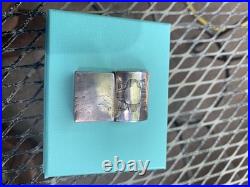 Early Rare Example of Navajo Sterling Silver Pill Box Trinket Box