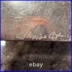 Ed Archie Noisecat Huge Sterling Beaver Necklace. Rare/Wonderful Native American