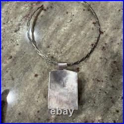 Ed Archie Noisecat Huge Sterling Beaver Necklace. Rare/Wonderful Native American