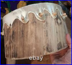 Excellent Vintage Native American Rawhide Peg Drum Rare Htf